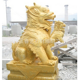 【仿古石雕石獅】“巨獸”重現