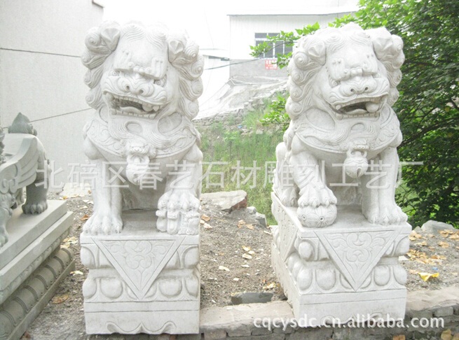 仿古石雕石獅的價值體現