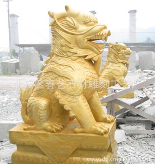 仿古石雕石獅的傳承與創新